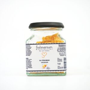 Sól piramidka cytryna