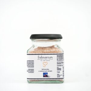 Sól morska z winem czerwonym